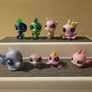 Littlest Pet Shop Water Creatures Set of 8